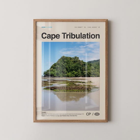 Cape Tribulation Print Wall Art Poster Photo Queensland Australia