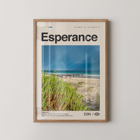 Esperance Print Wall Art Poster Photo Dcor Western Australia