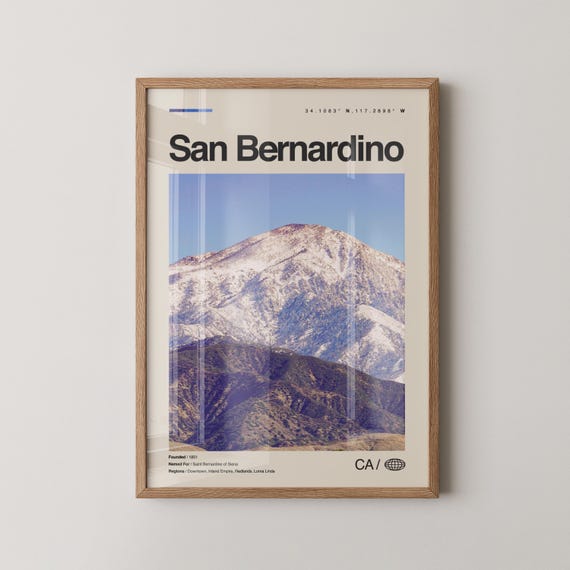 San Bernardino Print Wall Art Poster Photo National Forest