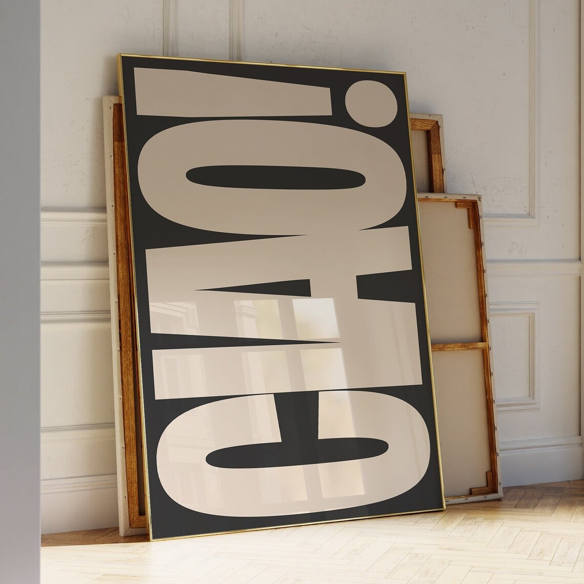 Ciao Italy Quote Poster, Maximalist Typography