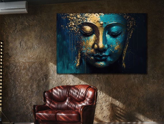 Buddha Prints Asian Painting Wall Decor House Gift Idea Bedroom Wall Decor Yoga Wall Art Spiritual Poster Home Decoration