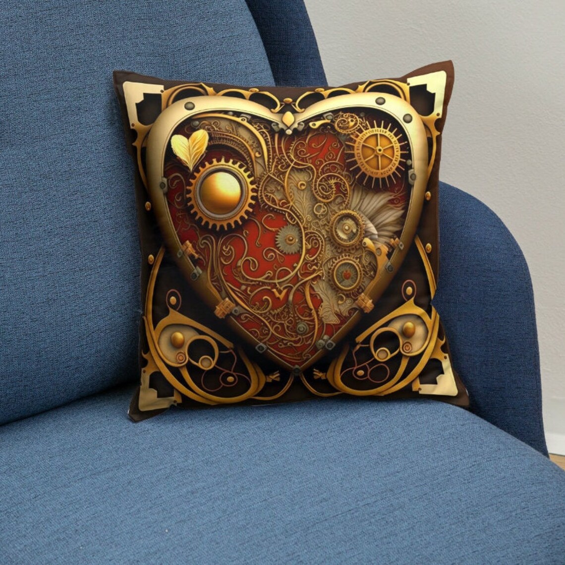 Steampunk Mechanical Heart, Industrial Art Decor - Image 2