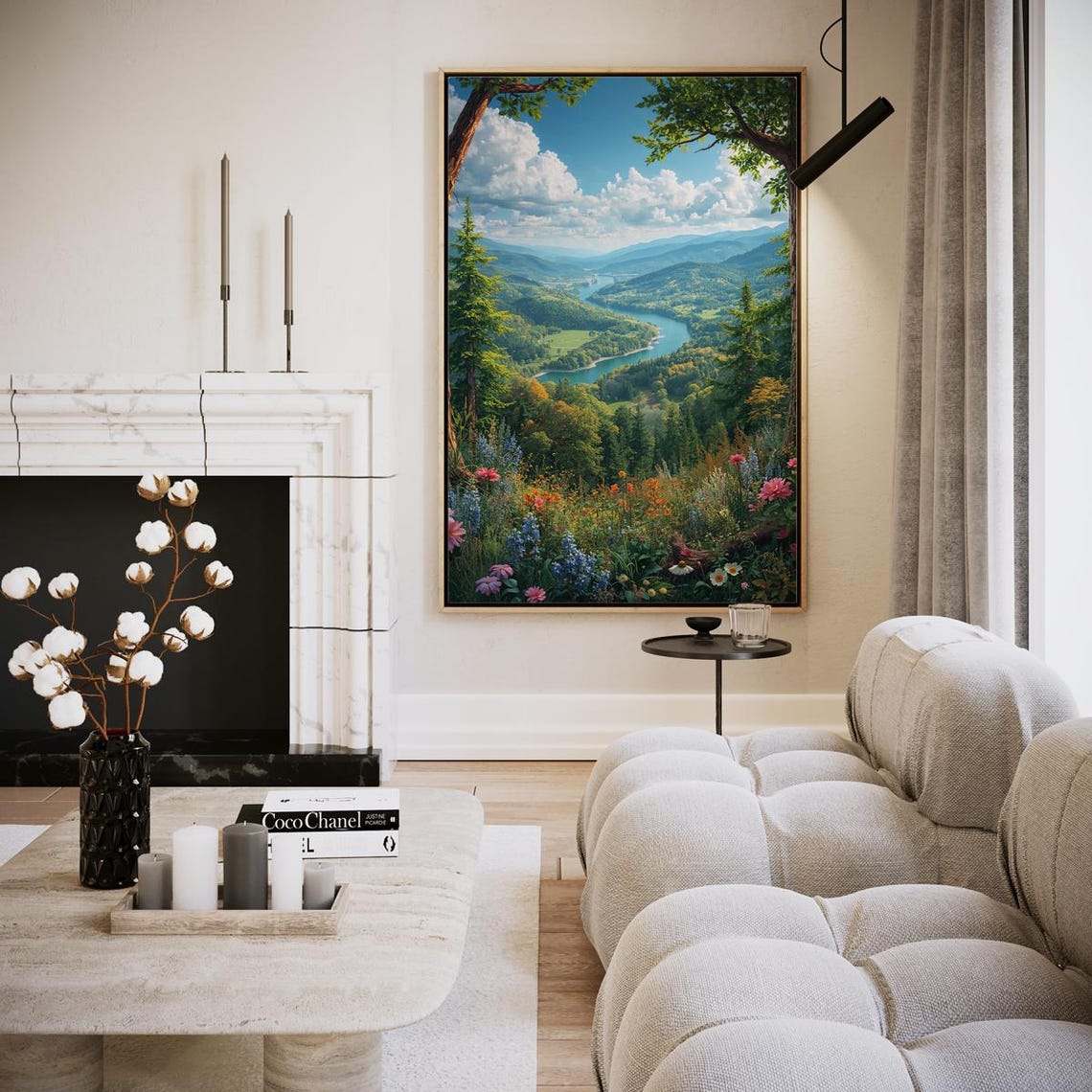 Paradise Valley In Spring Bloom Artwork Wall Art