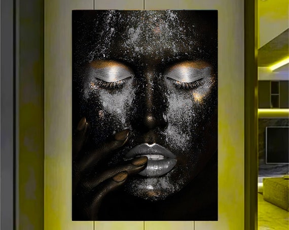 African Women Nordic Style Canvas Painting Portrait Posters And Prints Abstract Sexy Wall Pictures For Living Room Home Decor