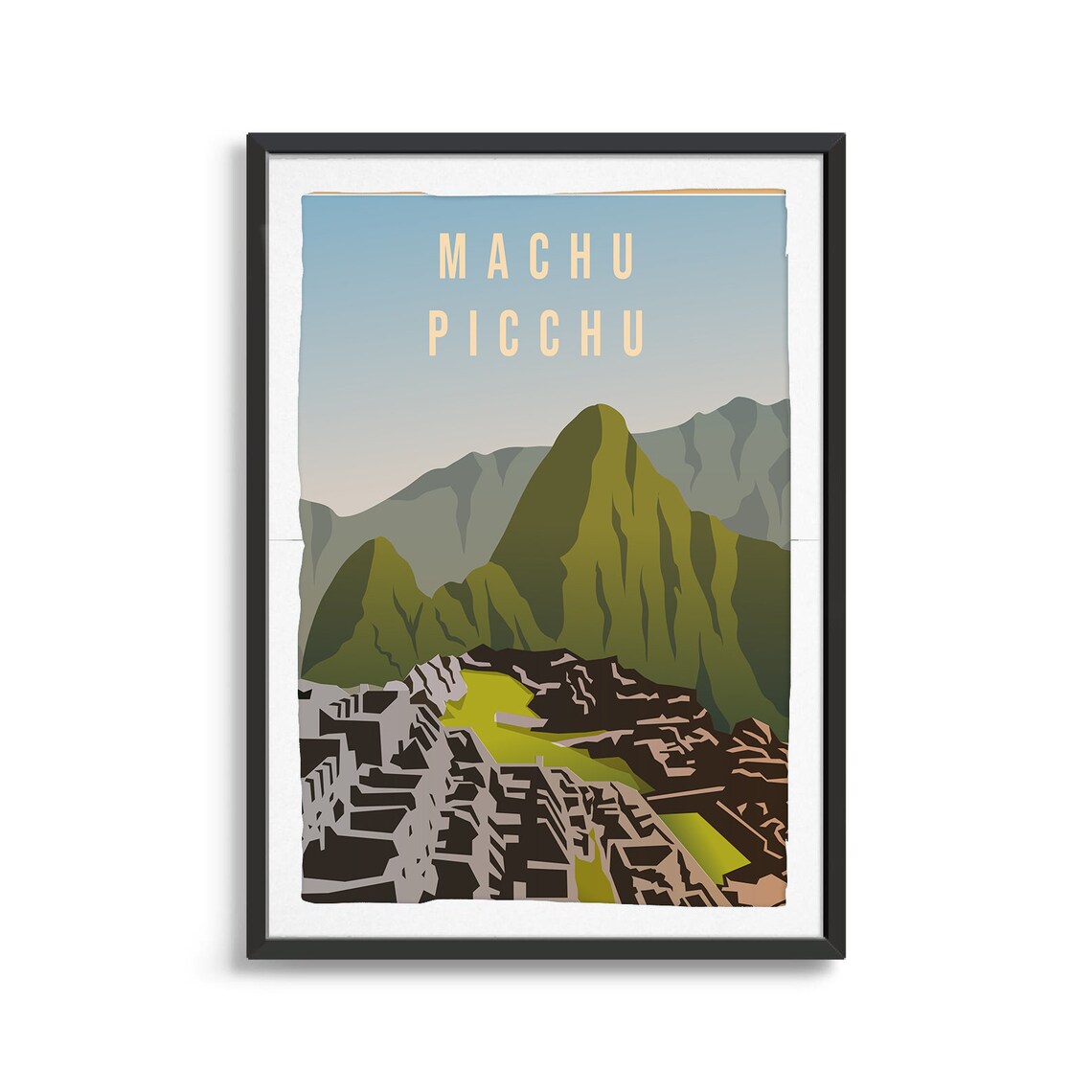 Machu Picchu Travel Poster, City Art Print - Image 2