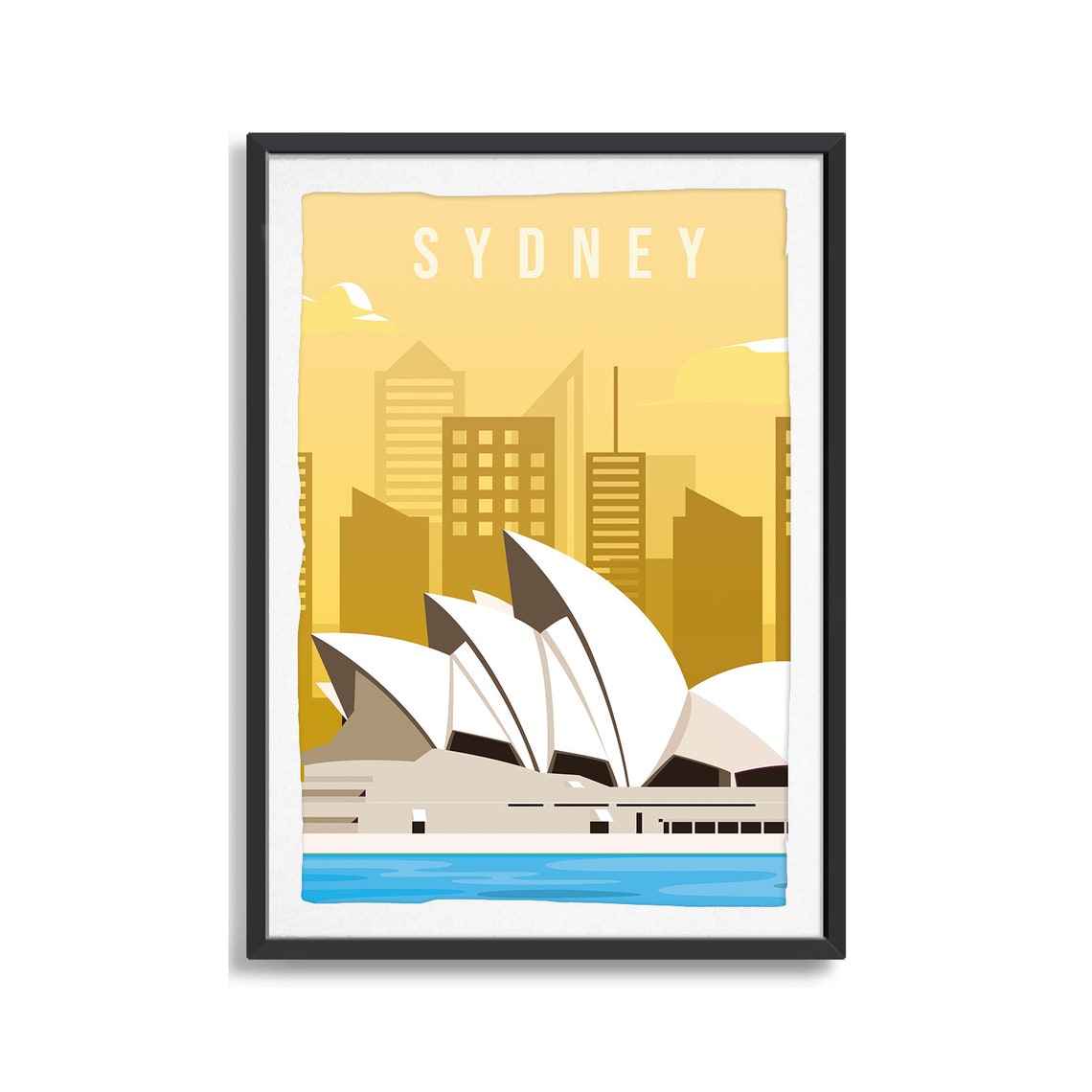 Sydney City Poster City Art City Wall Art City Print World Print Country Poster Country Print Country Art Travel Illustration - Image 2