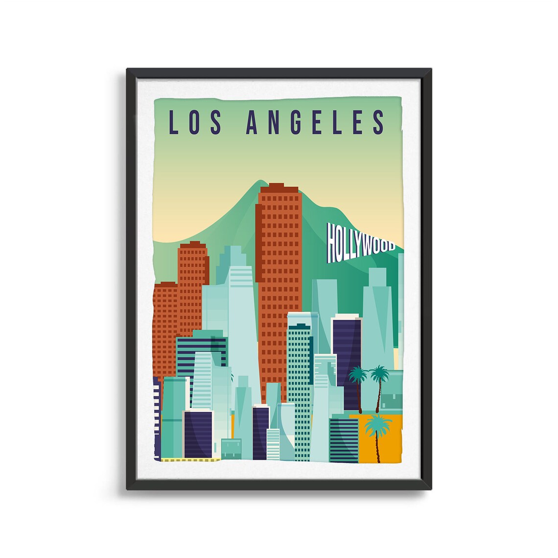 Los Angeles City Travel Poster, City Art Print - Image 2