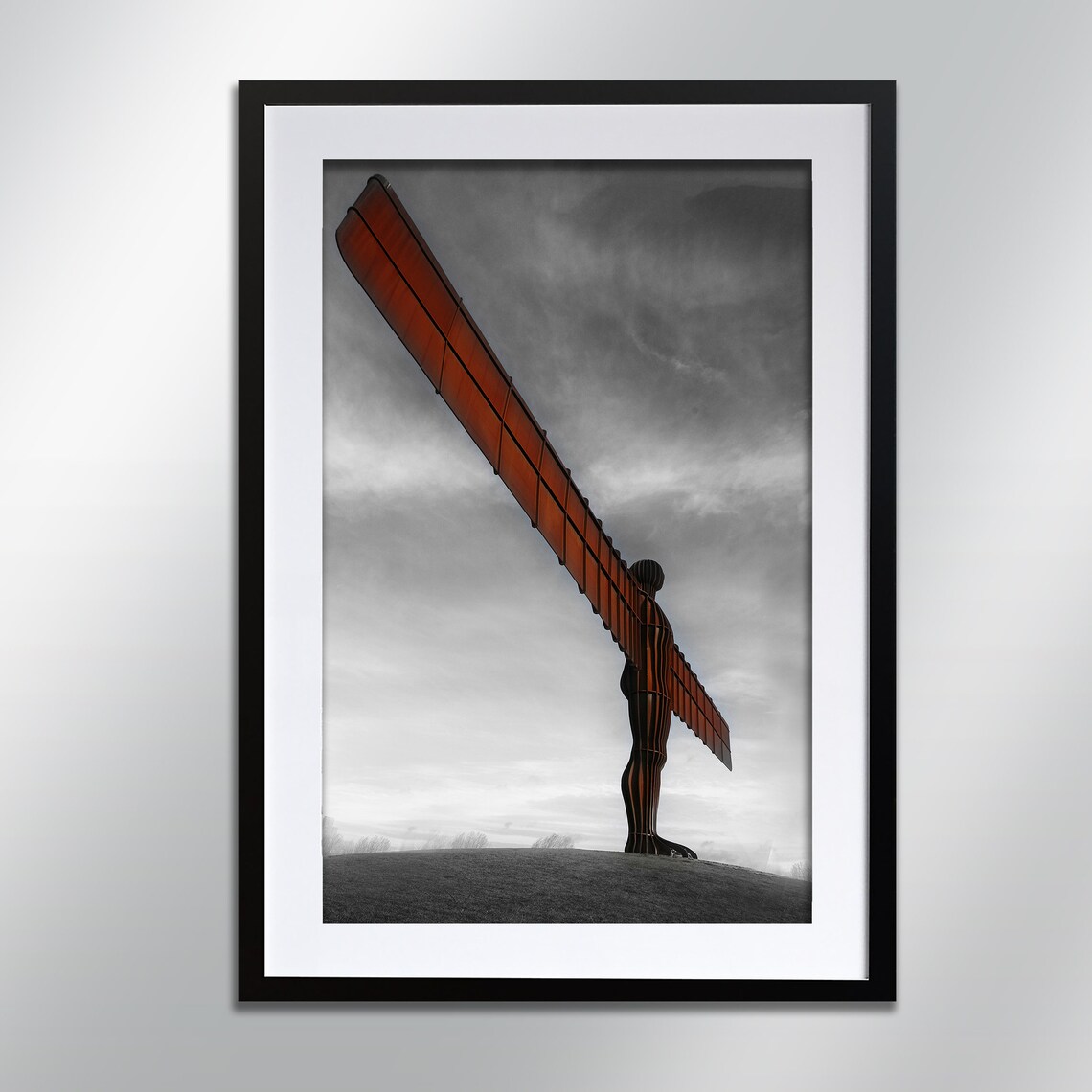 Angel Of The North Signed Print, Cityscape Photography