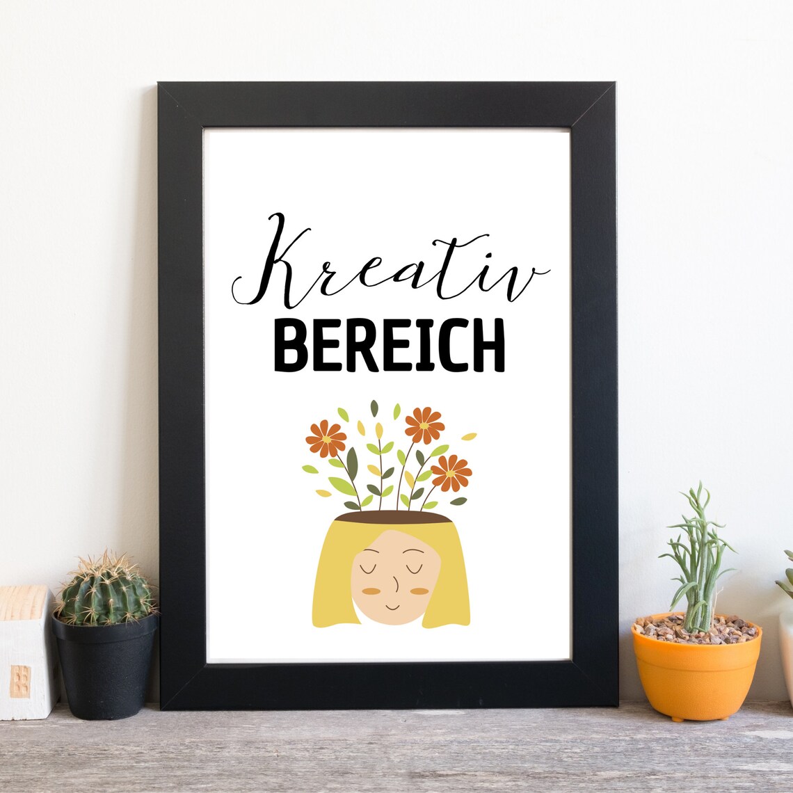 Creative Area Office Study Motivation, Art Print - Image 2