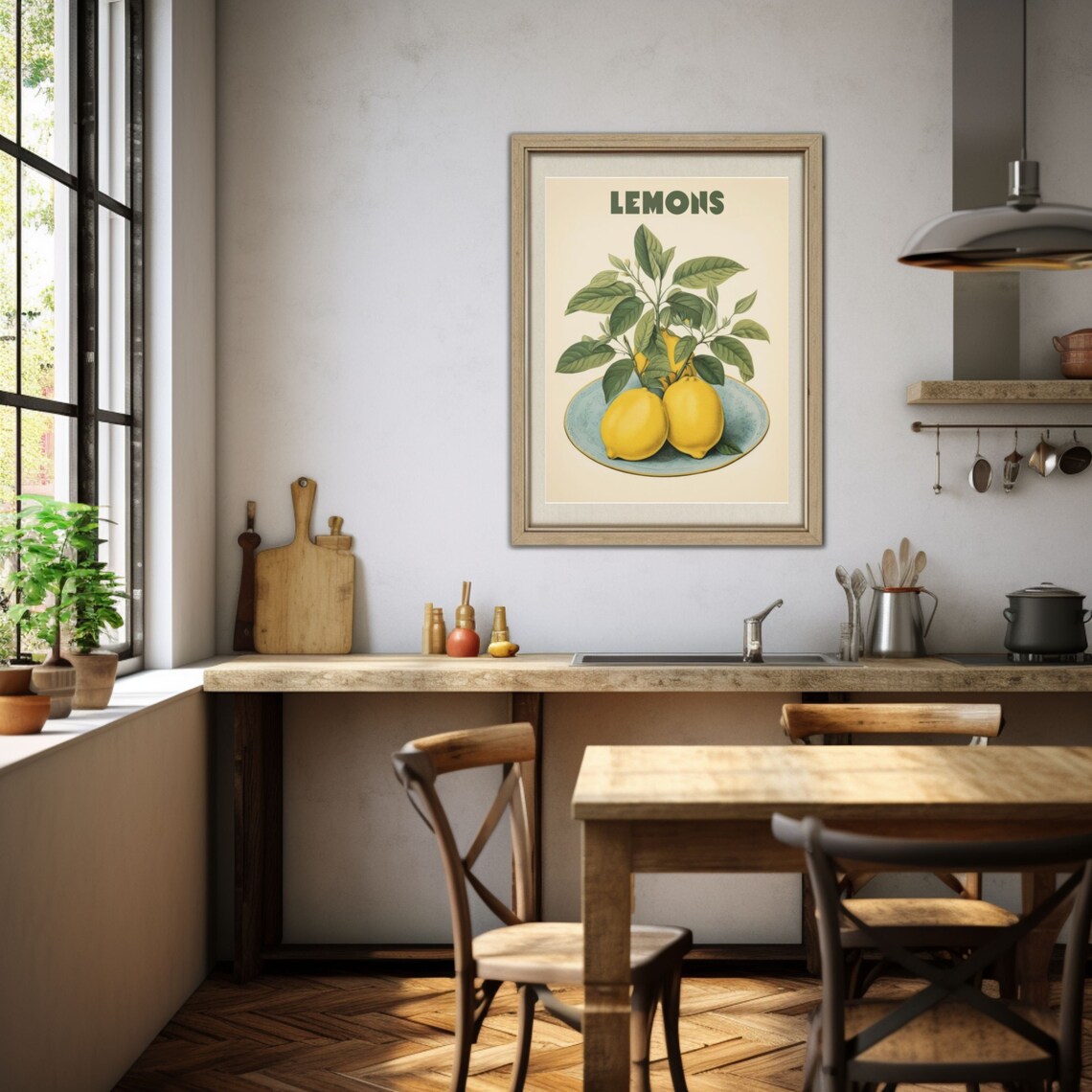 Lemons Poster Retro Lemons Print Retro Lemons Poster Print With Lemons Nostalgic Poster