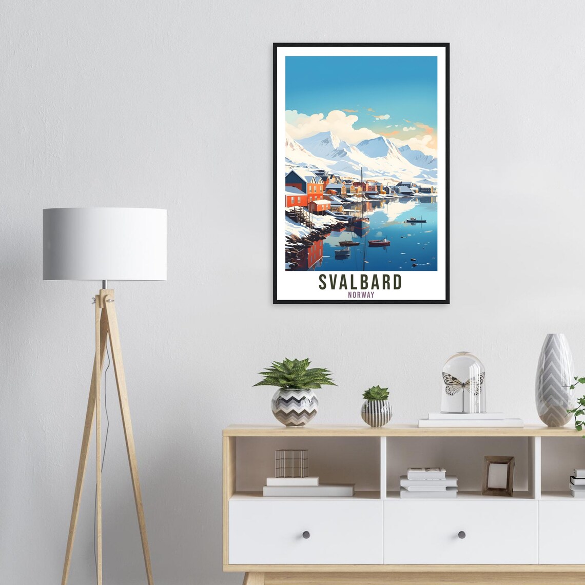 Svalbard Norway Travel Poster, Arctic Wall Art - Image 2