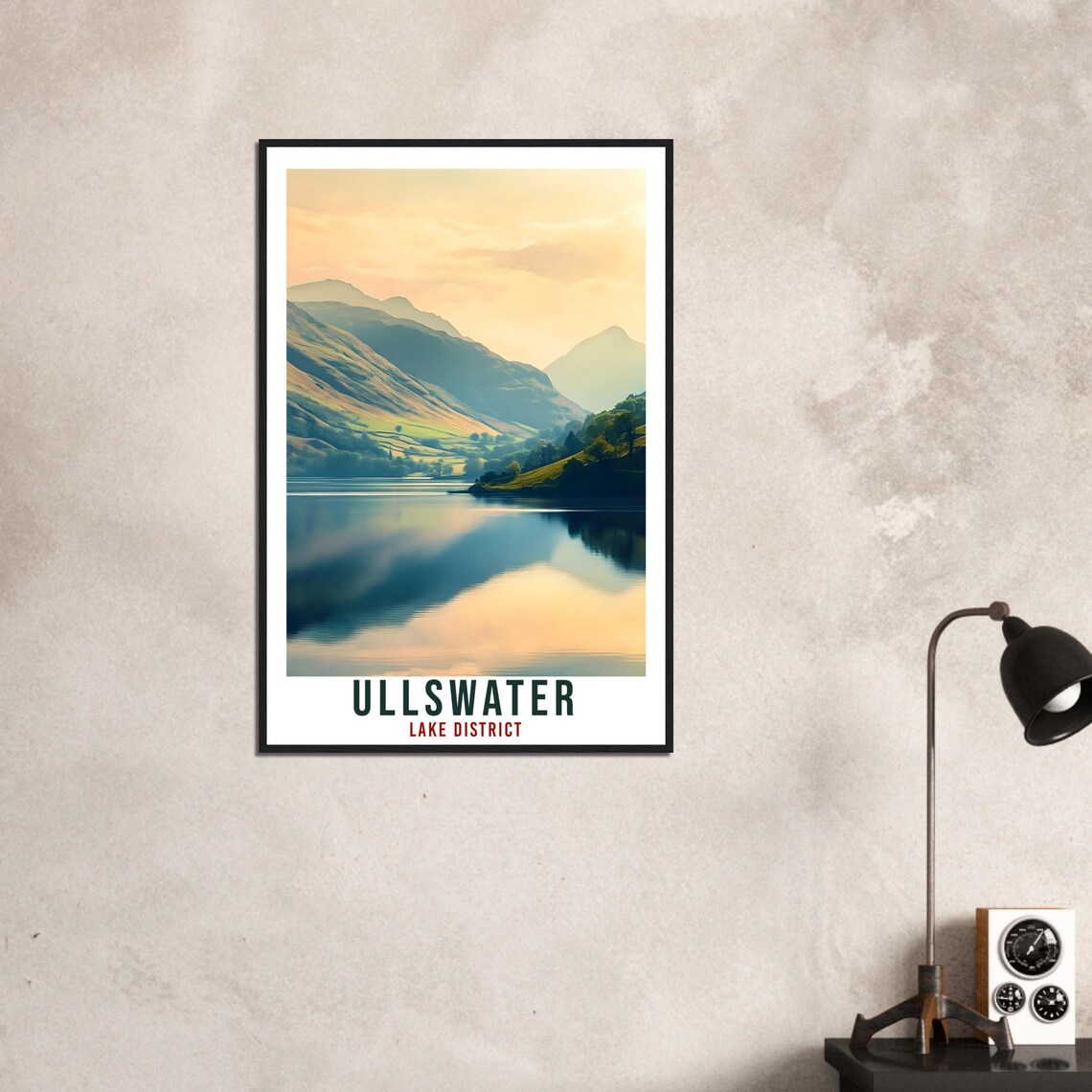 Ullswater Travel Poster, Lake District Home Decor - Image 3