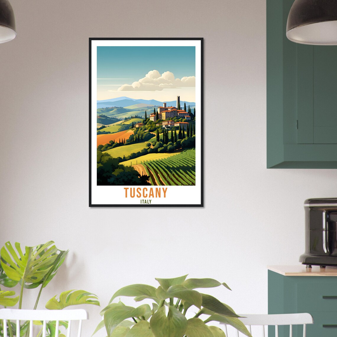 Tuscany Travel Poster, Italy Nature Landscape - Image 3