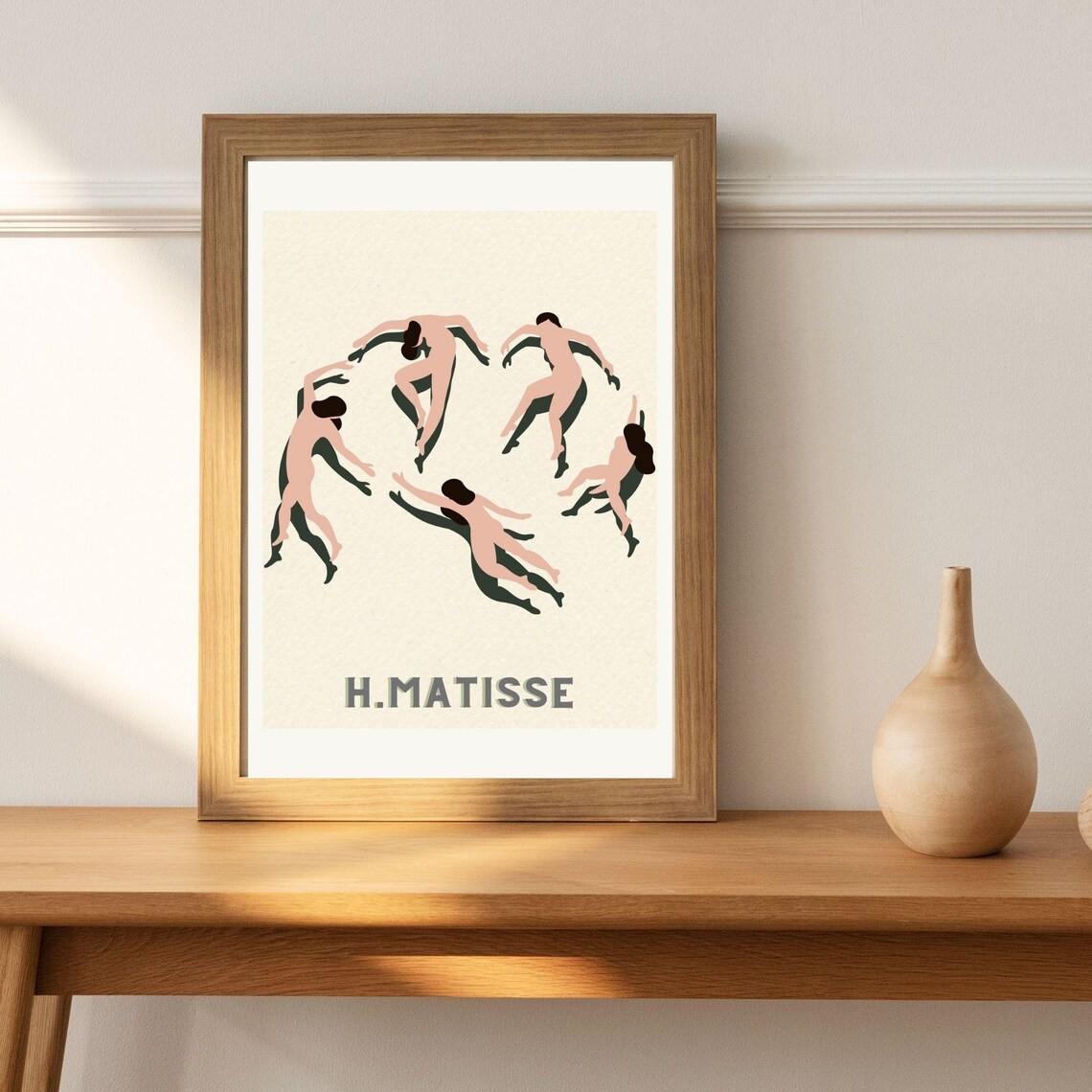 Matisse Inspired Dancing Figures, Minimalist Art Print - Image 2