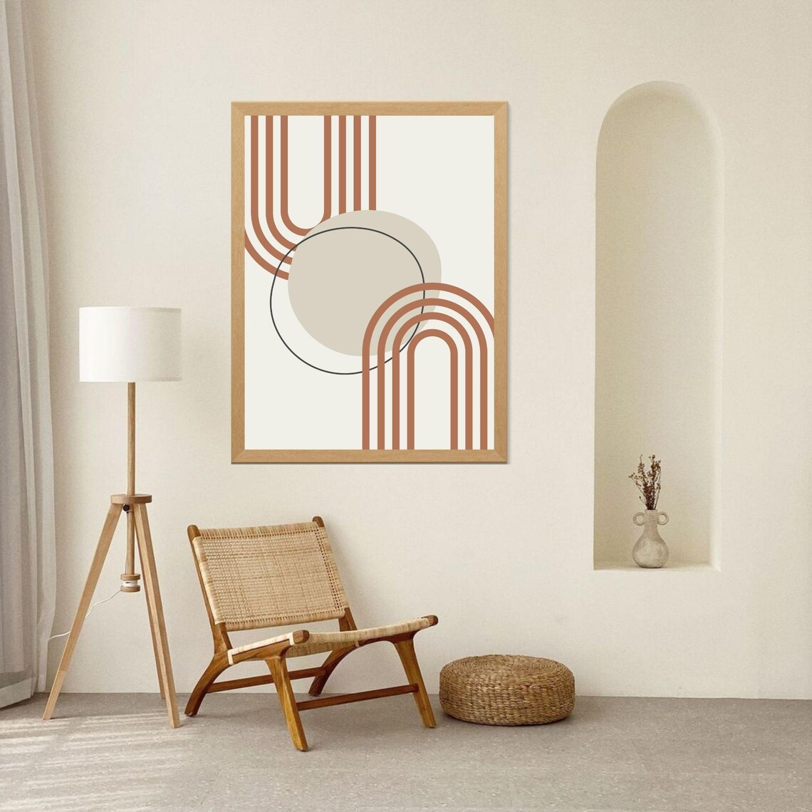 Boho Abstract Shapes, Minimalist Geometric Design - Image 6