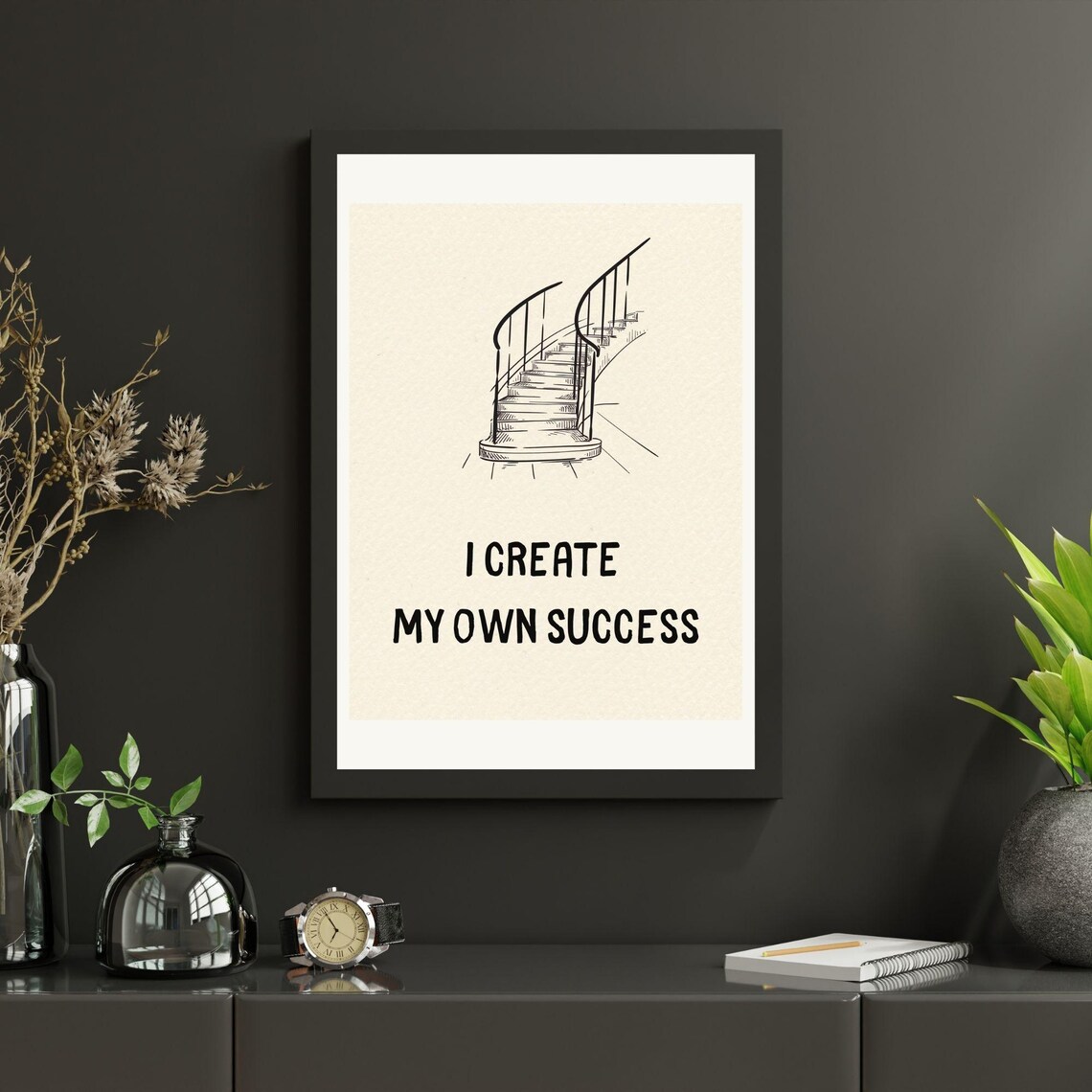 I Create My Own Success Motivational Poster - Image 4