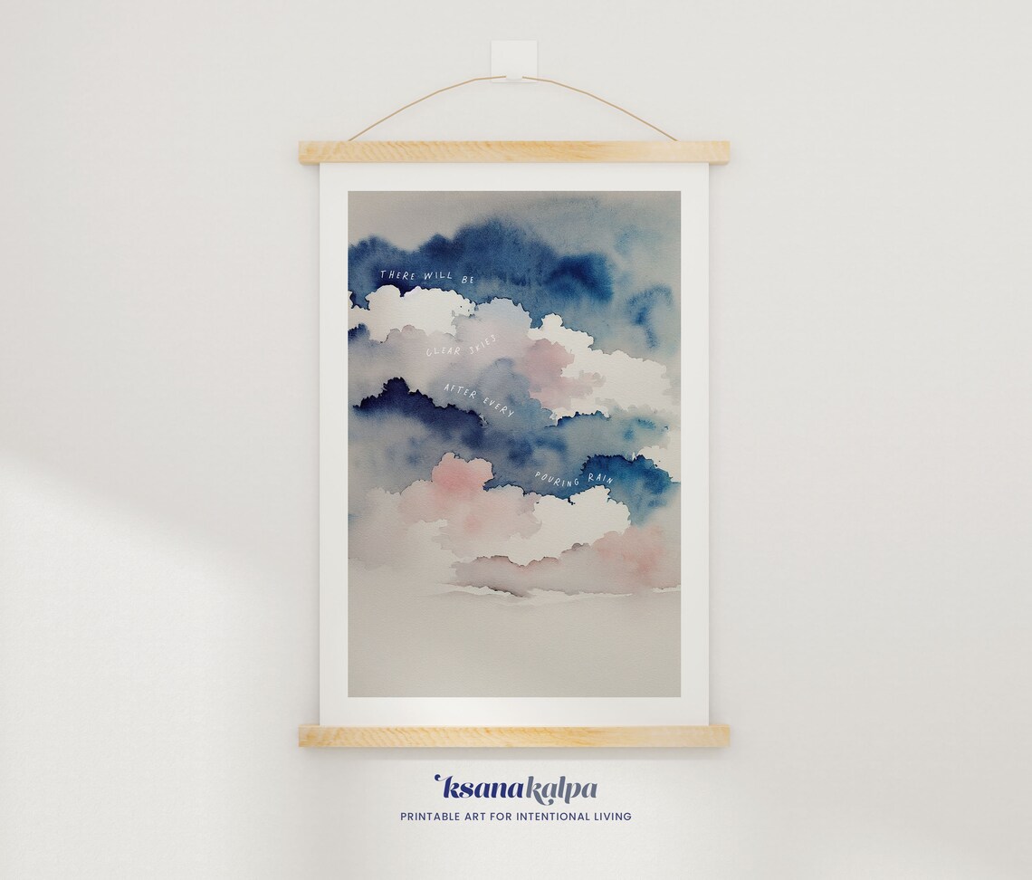 Clear Skies After Pouring Rain Art Print - Image 2