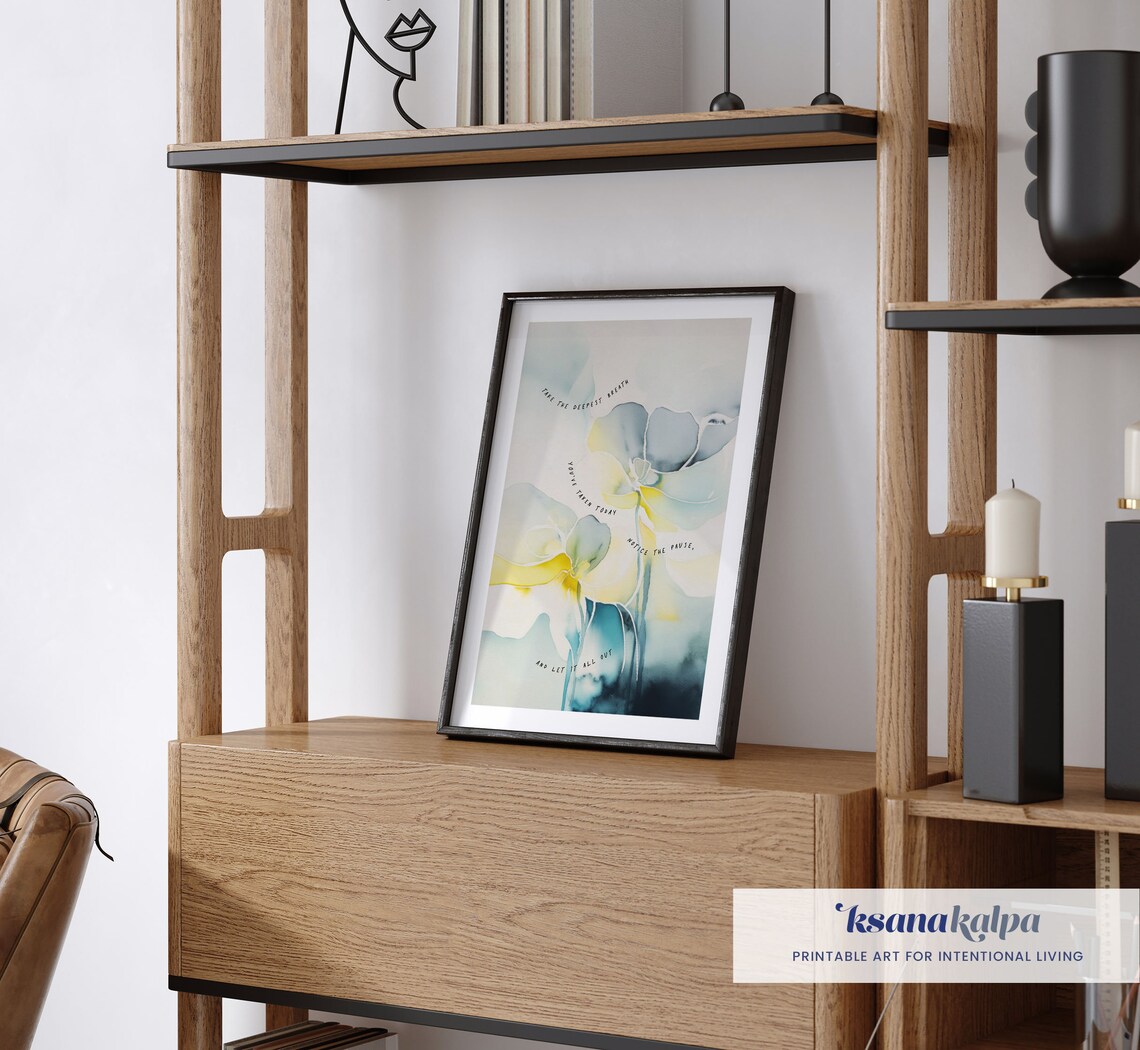 Take The Deepest Breath Therapy Office Art Print - Image 4