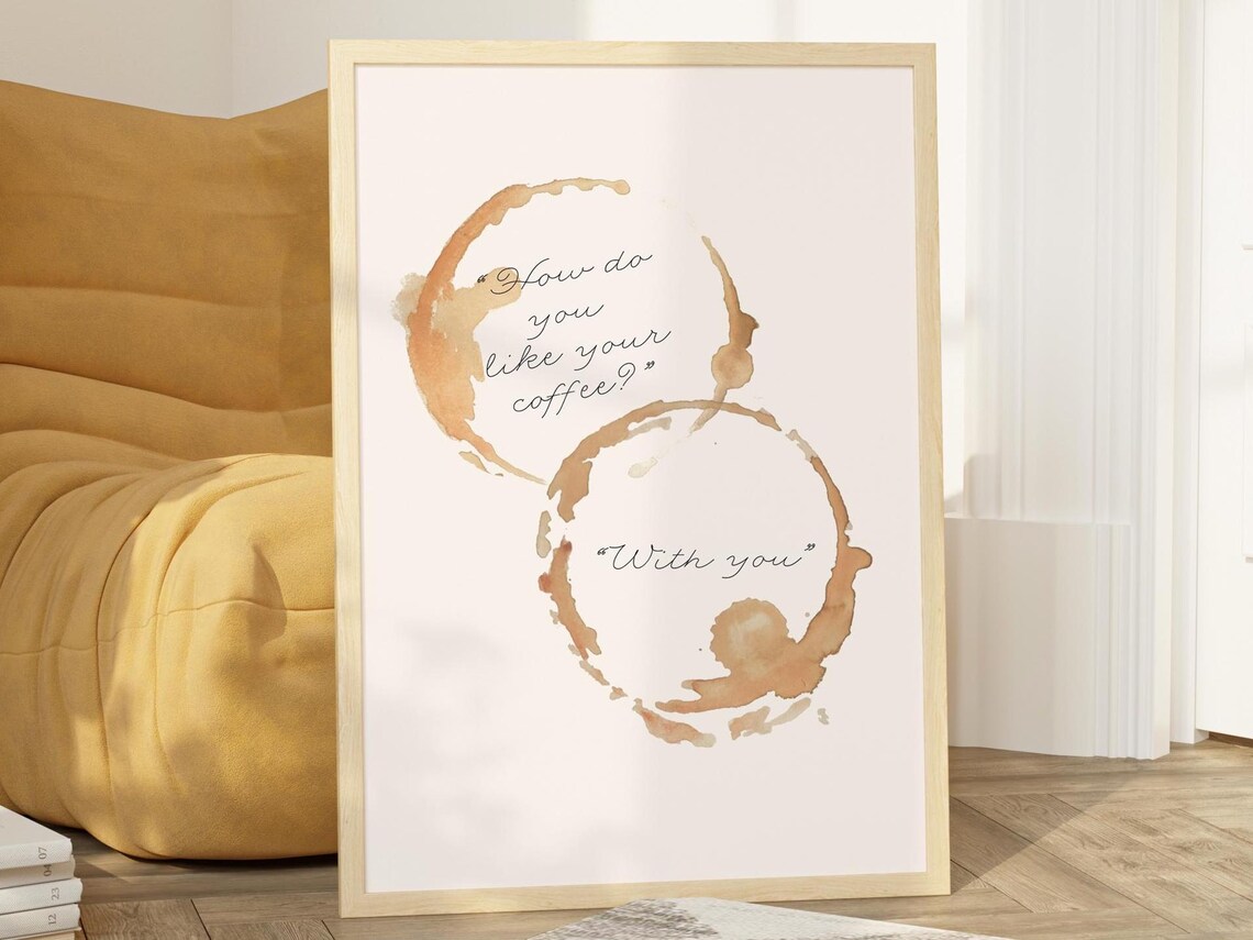 How Do You Like Your Coffee - Kitchen Decor Poster