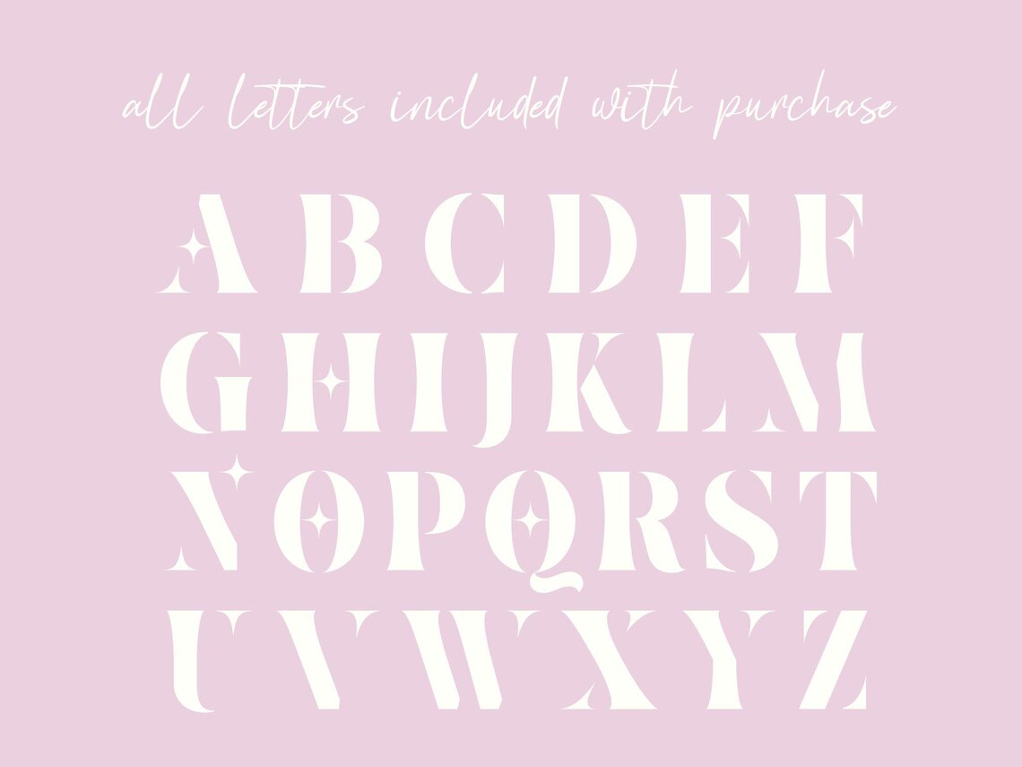 Full Alphabet Letter Print, Minimalist Modern Poster - Image 3