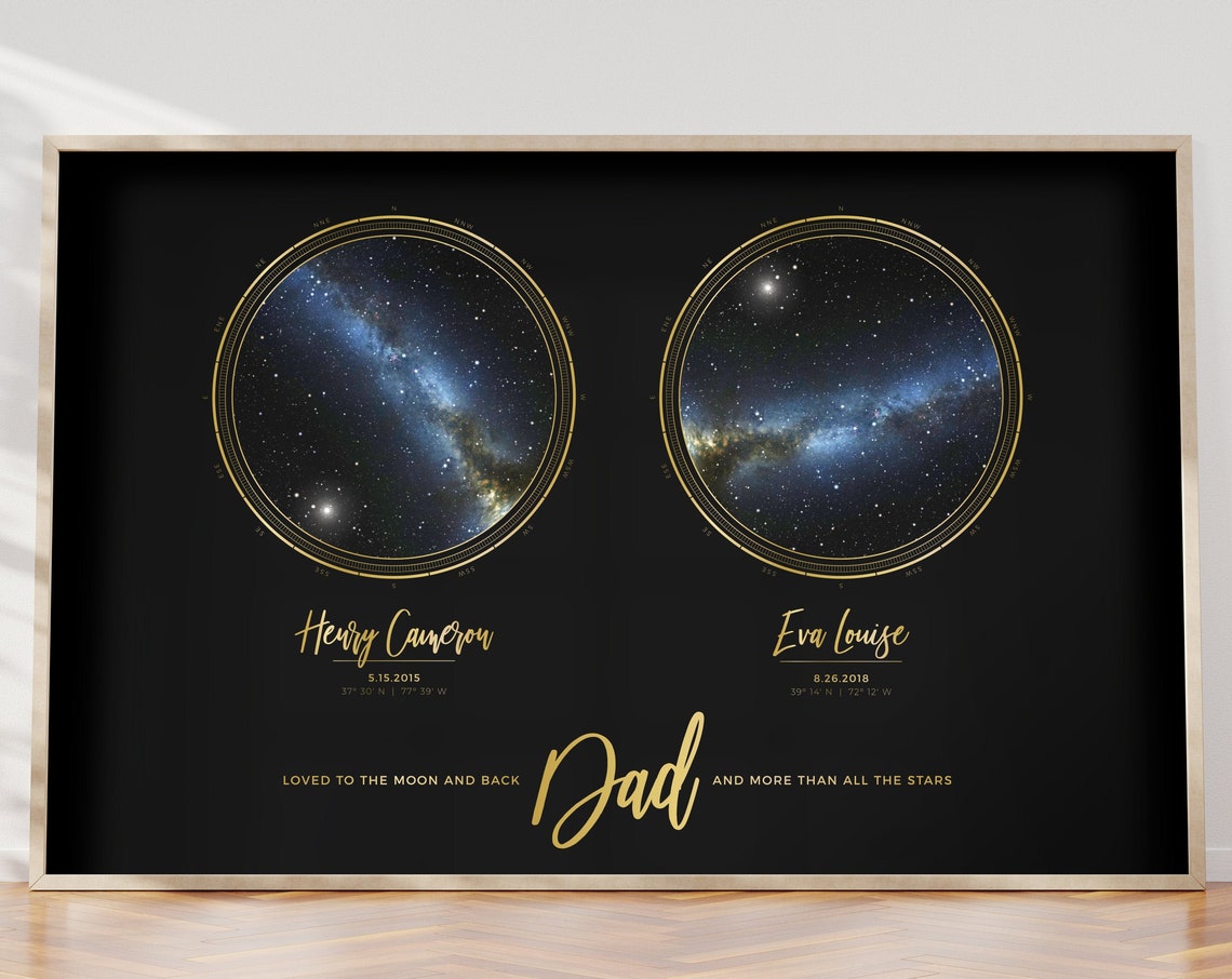 Personalized Star Map - Night Sky Print