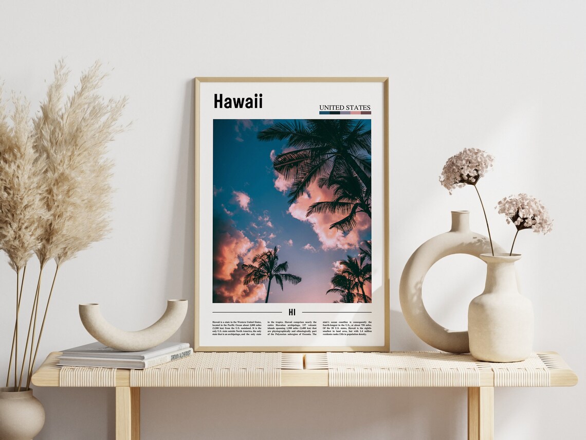 Hawaii Travel Poster, United States Photo - Image 6