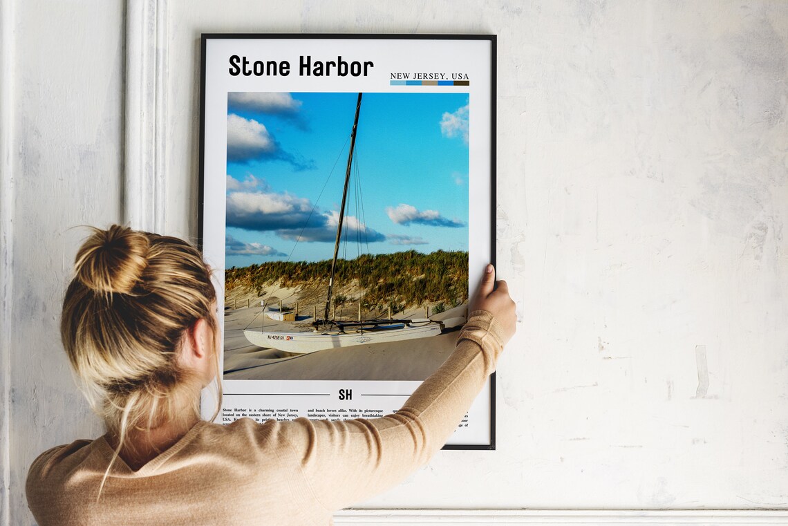 Stone Harbor Poster Stone Harbor Print Stone Harbor Wall Art United States Photo United States Poster United States Print - Image 5