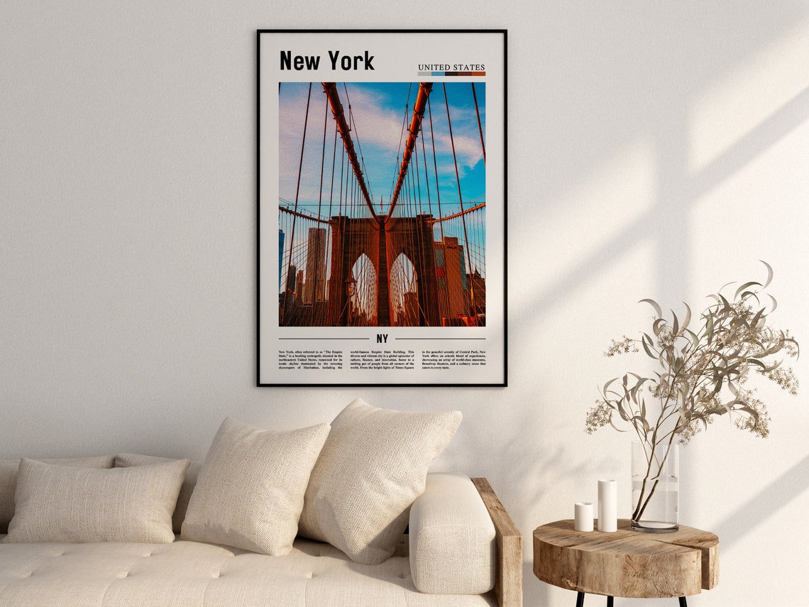 New York Travel Poster, New York Photo - Image 2