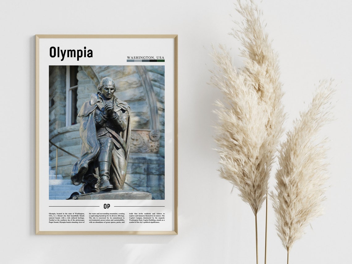 Olympia Poster Olympia Print Olympia Wall Art United States Photo United States Poster United States Print - Image 4
