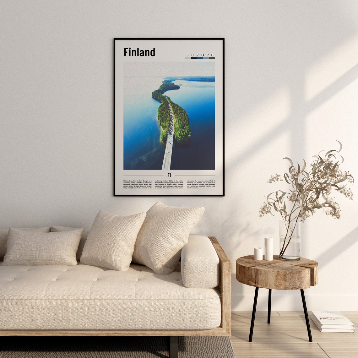 Finland Poster Finland Print Finland Wall Art Europe Photo Europe Poster Europe Print Travel Poster - Image 2