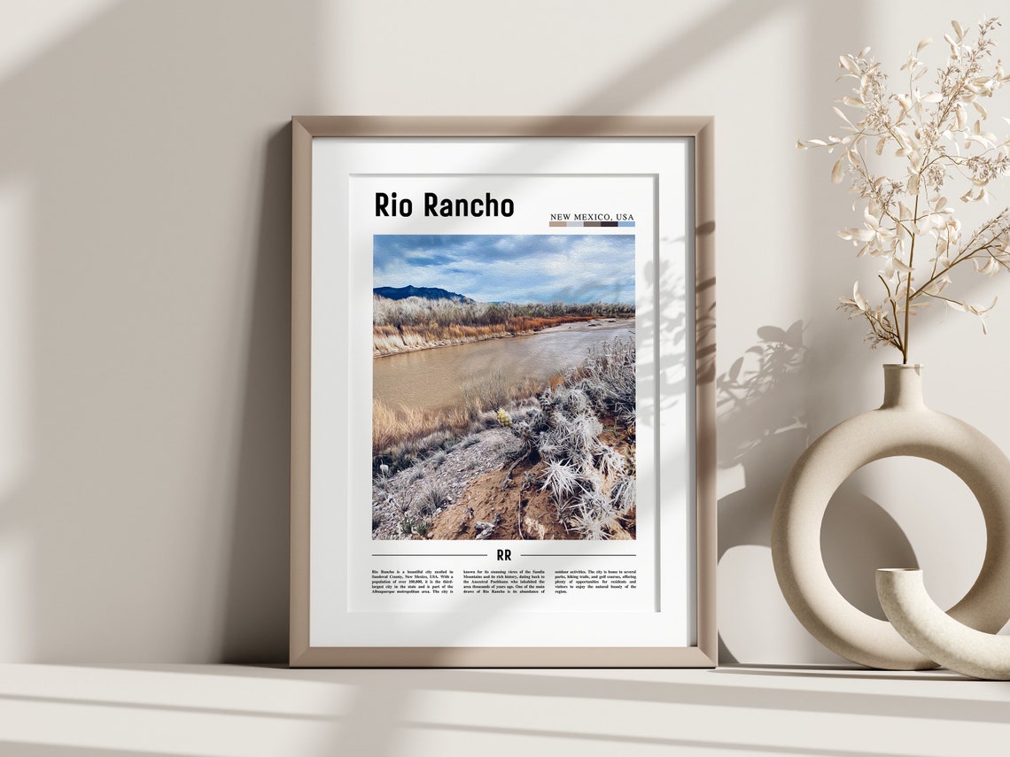 Rio Rancho Poster Rio Rancho Print Rio Rancho Wall Art United States Photo United States Poster United States Print - Image 3