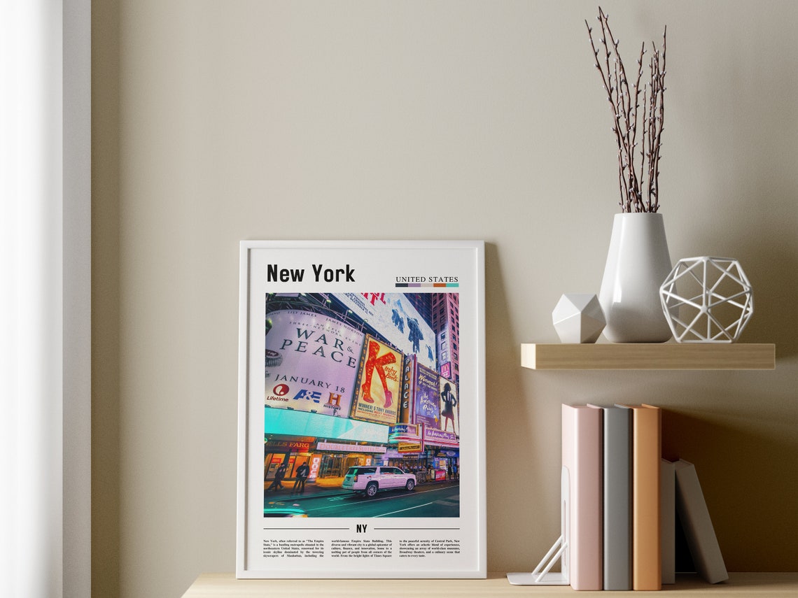New York Poster New York Print New York Wall Art Ny Photo Ny Poster Ny Print New York Photo Travel Poster - Image 3