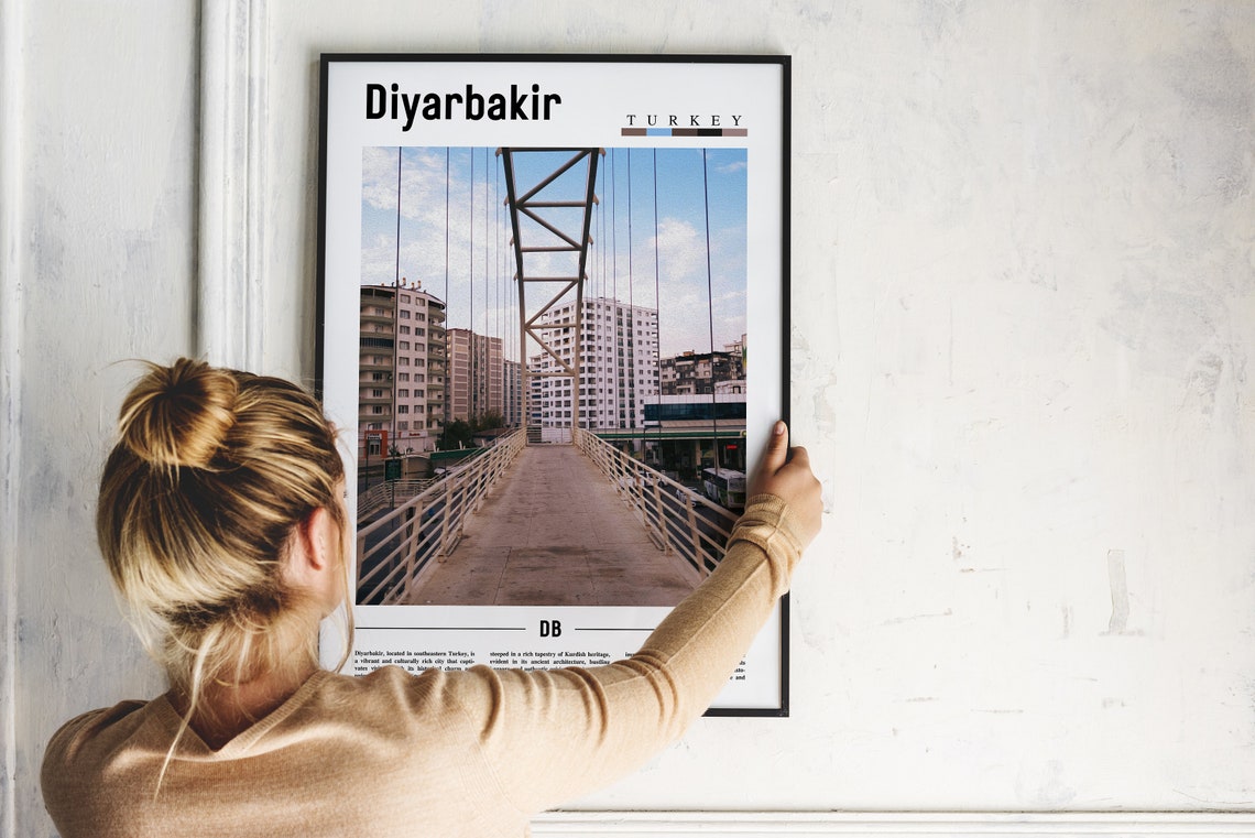 Diyarbakir Poster Diyarbakir Print Diyarbakir Wall Art Europe Photo Europe Poster Europe Print Travel Poster - Image 5