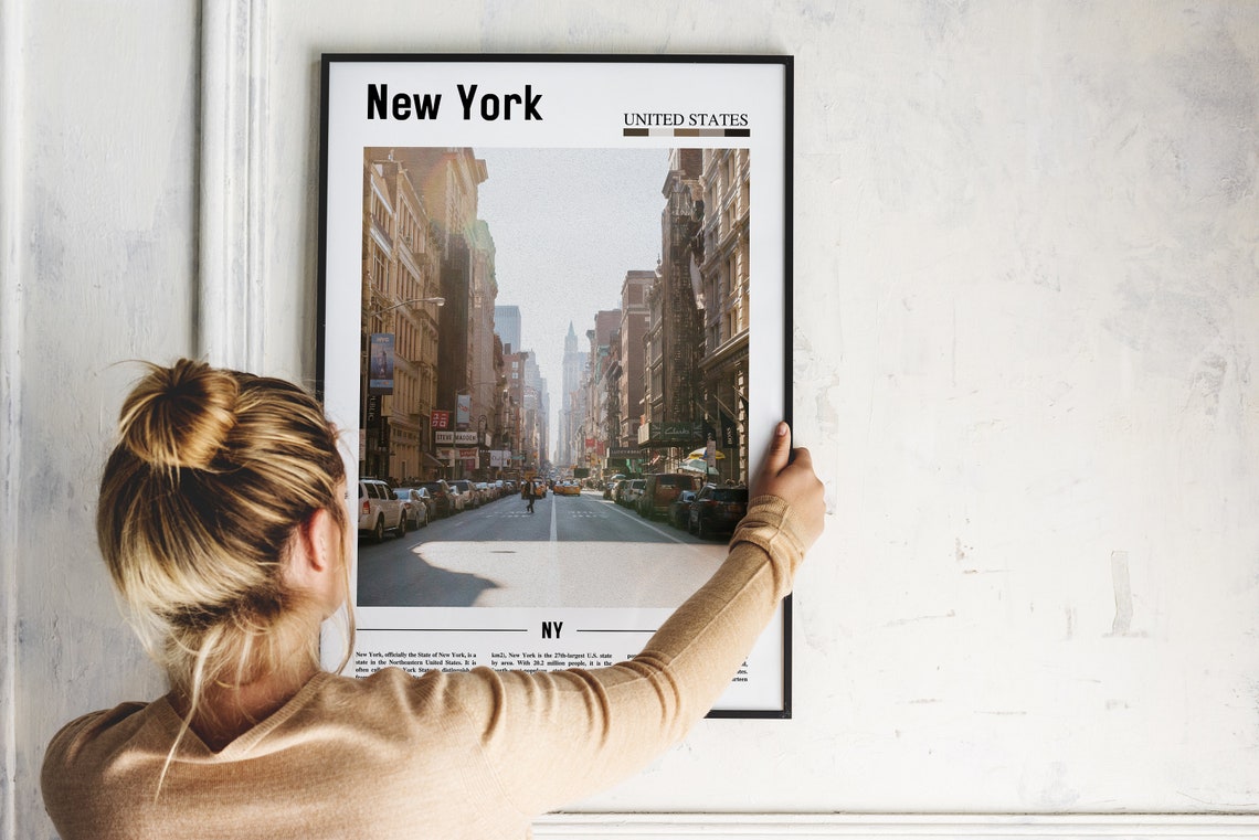 New York Poster New York Print New York Wall Art United States Photo United States Poster United States Print Travel Poster - Image 5