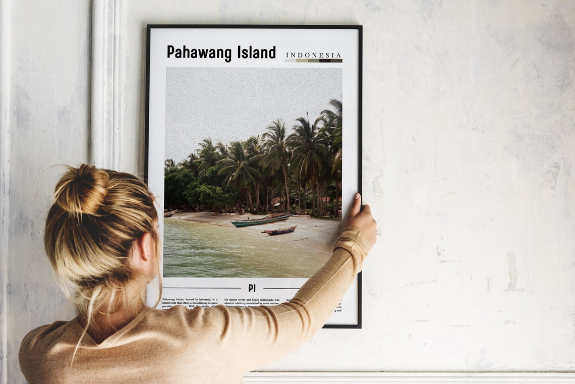 Pahawang Island Poster Pahawang Island Print Pahawang Island Wall Art Asia Print Asia Poster Asia Photo Travel Poster - Image 5