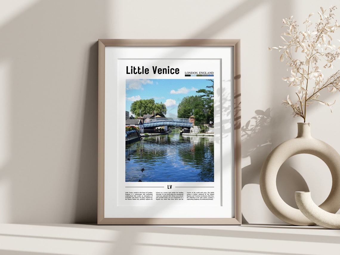 Little Venice Poster Little Venice Print Little Venice Wall Art Europe Photo Europe Poster Europe Print Travel Poster - Image 3
