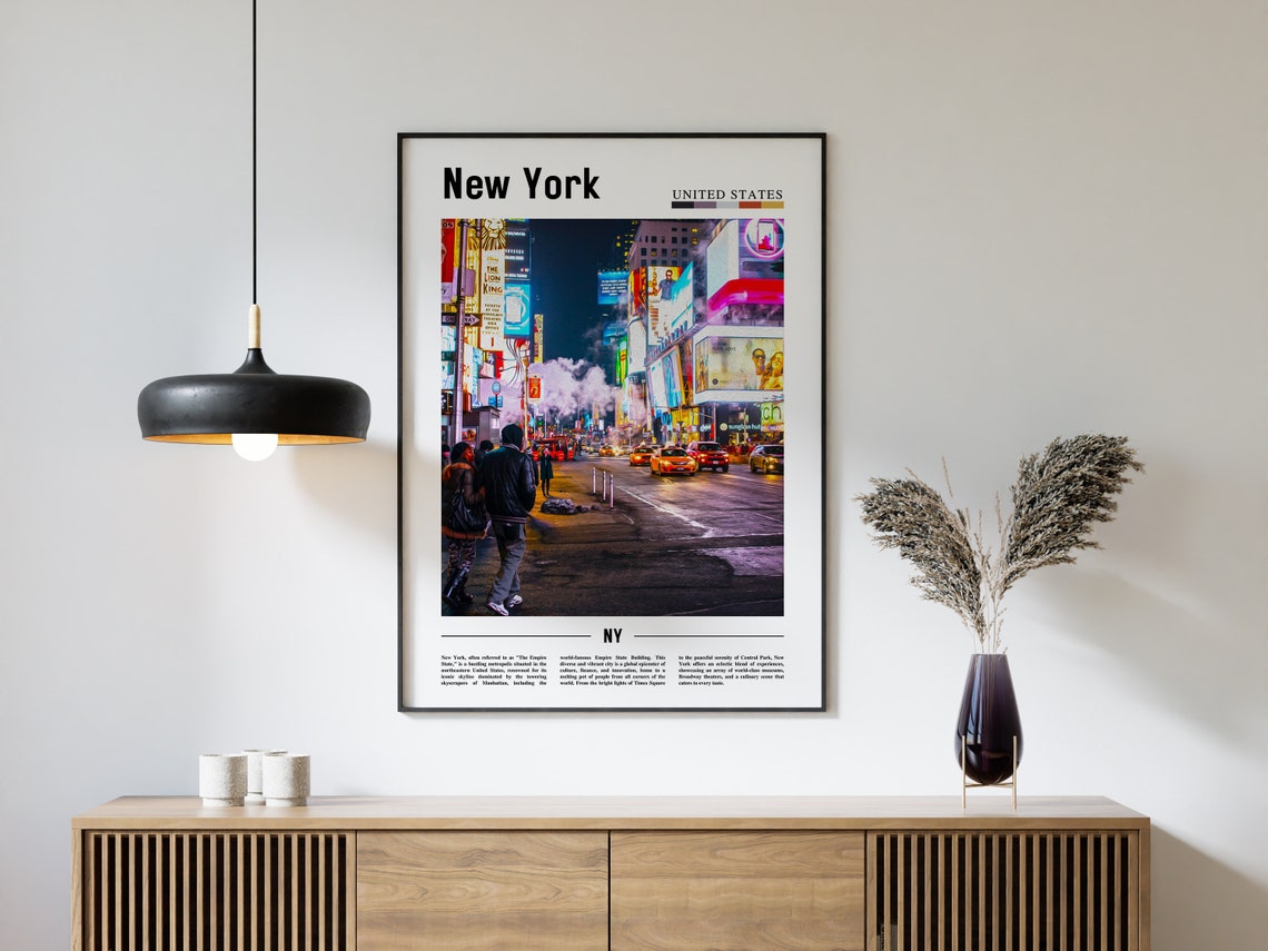 New York Poster New York Print New York Wall Art Ny Photo Ny Poster Ny Print New York Photo Travel Poster - Image 4
