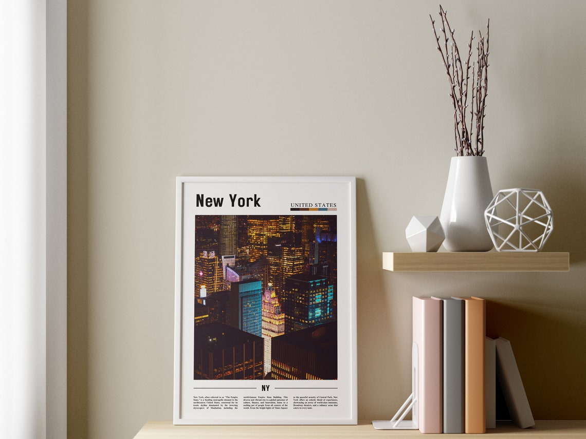 New York Poster New York Print New York Wall Art Ny Photo Ny Poster Ny Print New York Photo Travel Poster - Image 3
