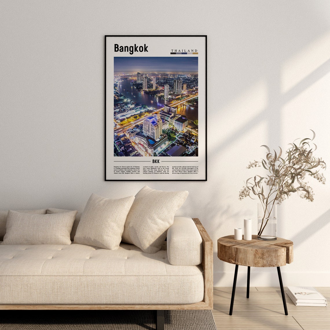 Bangkok Poster Bangkok Print Bangkok Wall Art Asia Print Asia Poster Asia Photo Minimal Travel Poster - Image 2