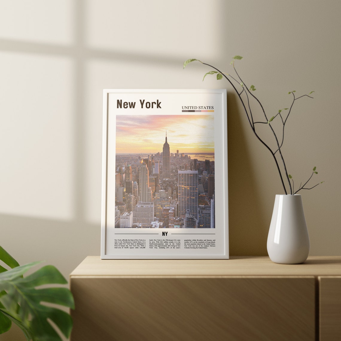 New York Print New York Poster New York Wall Art Oil Painting Poster Colorful City Print City Artwork Travel Artwork Travel Wall Art - Image 2