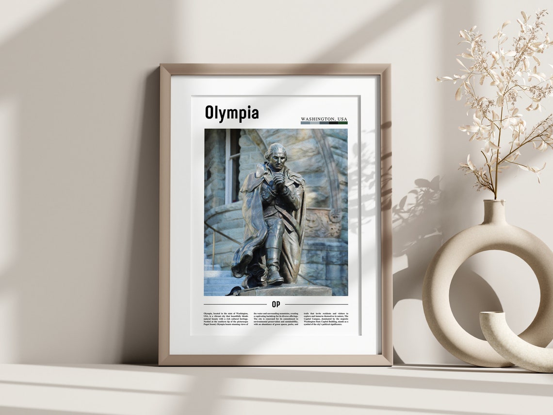 Olympia Poster Olympia Print Olympia Wall Art United States Photo United States Poster United States Print - Image 3