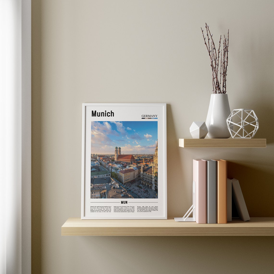 Munich Poster, Colorful City Artwork - Image 4