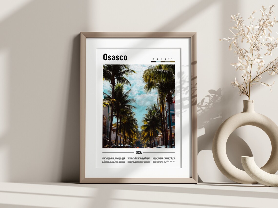 Osasco Travel Poster, South America Place - Image 3