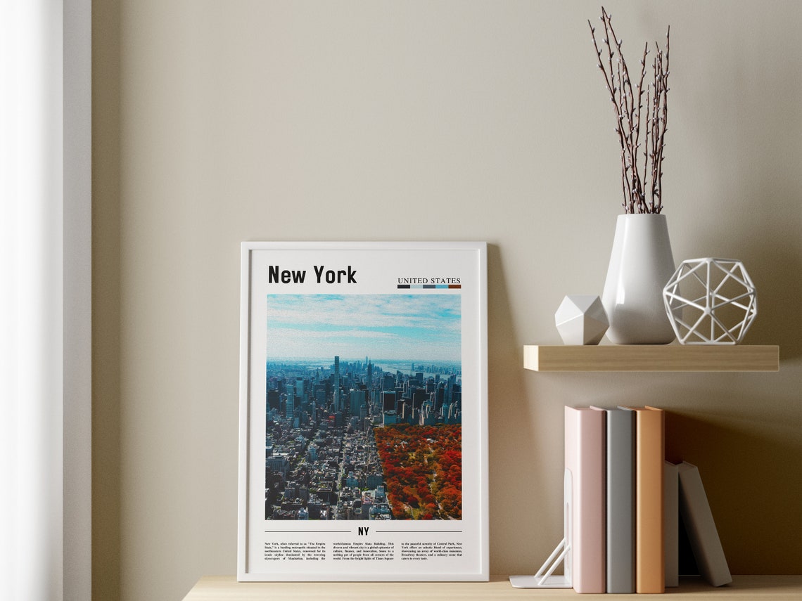 New York Poster New York Print New York Wall Art Ny Photo Ny Poster Ny Print New York Photo Travel Poster - Image 3