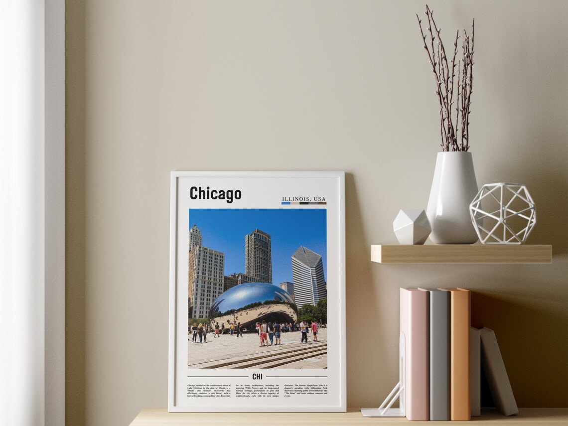 Chicago Travel Poster, United States Photo - Image 3