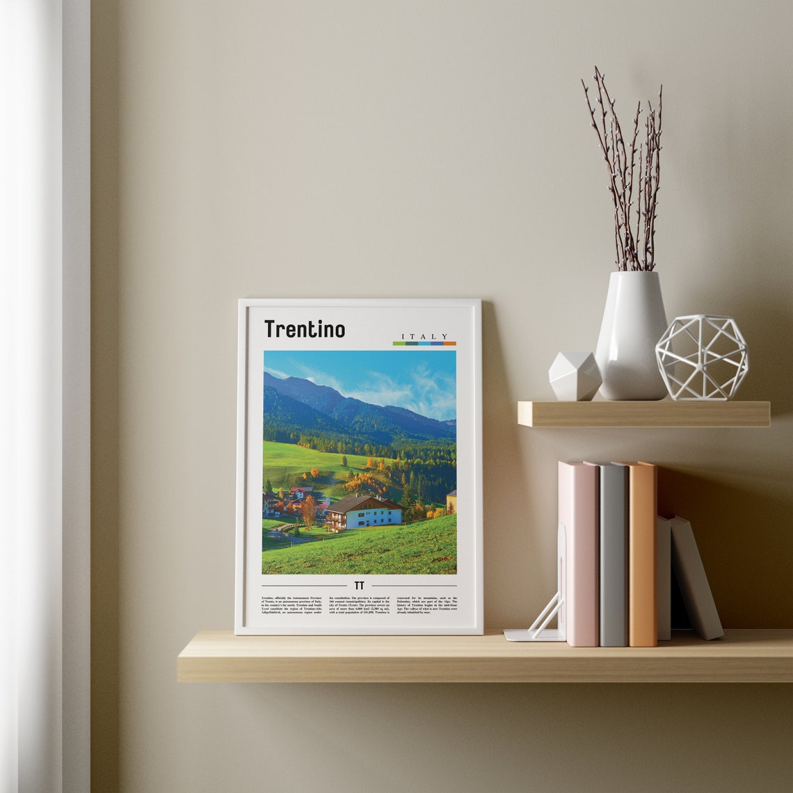 Trentino, Minimal Travel Poster - Image 3