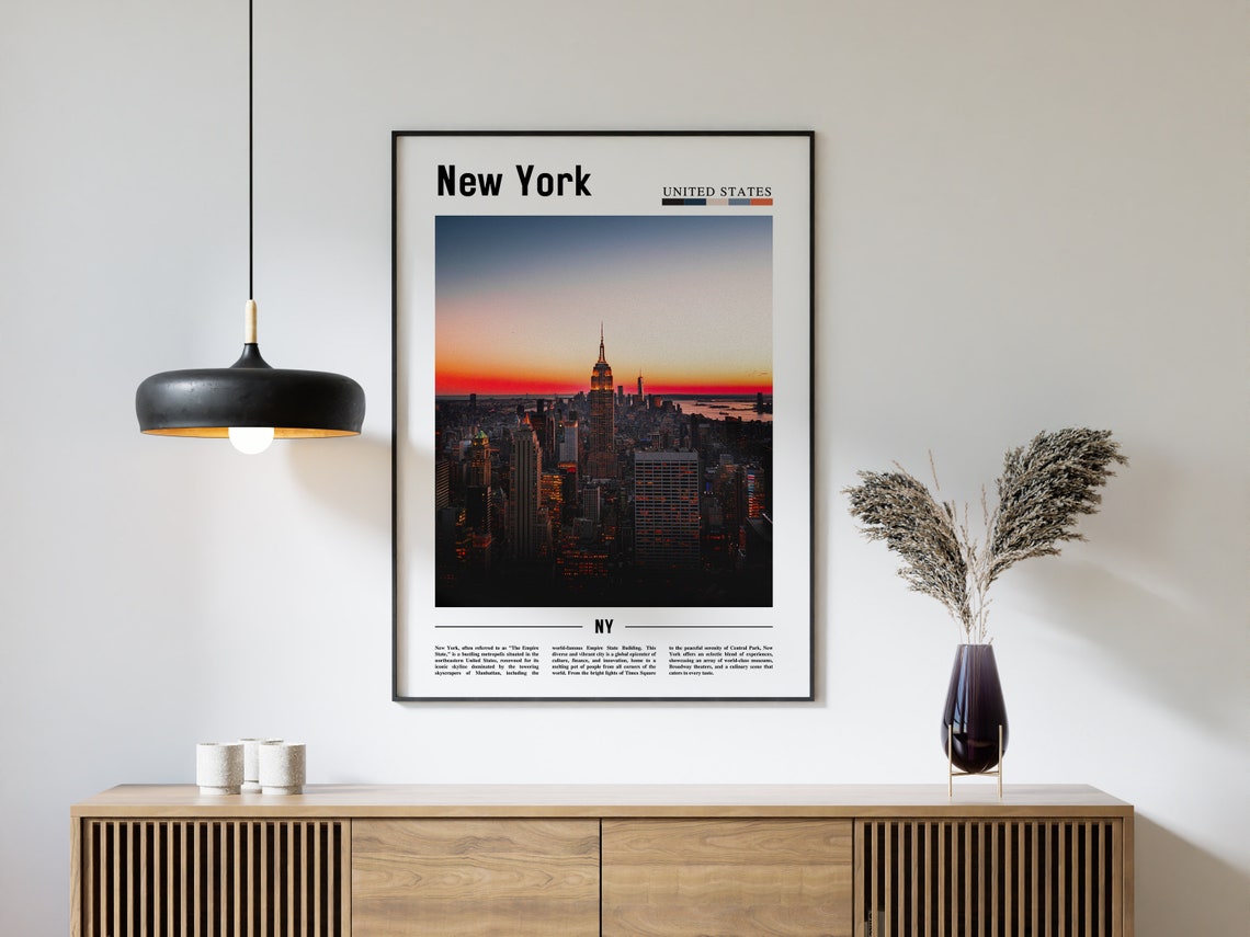 New York Poster New York Print New York Wall Art Ny Photo Ny Poster Ny Print New York Photo Travel Poster - Image 4