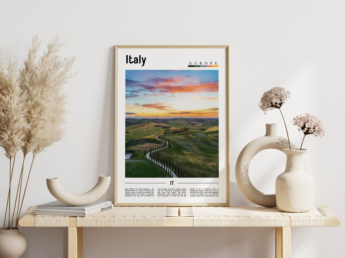Italy Poster Italy Print Italy Wall Art Italy Photo Italy Poster Italy Print Italy Wall Art Minimal Travel Poster - Image 6