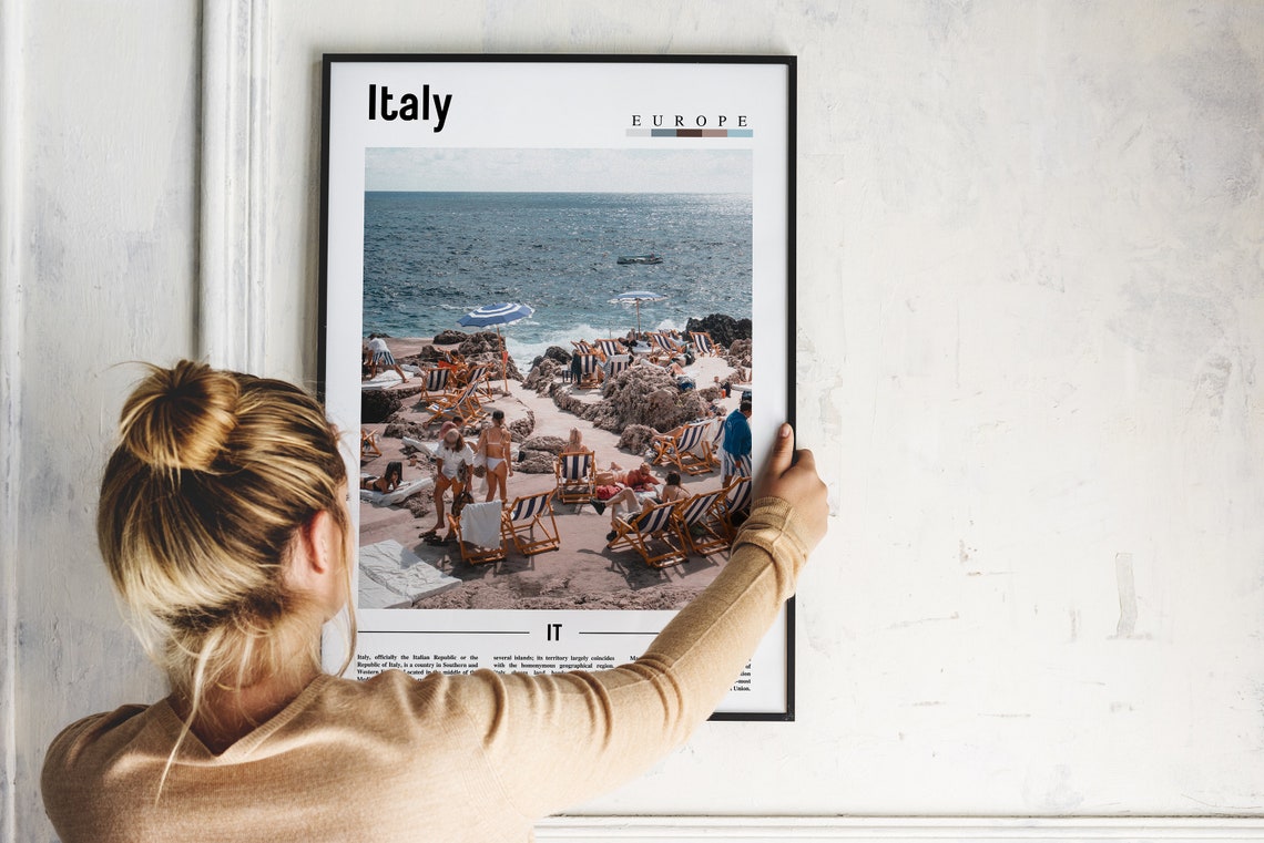 Italy Poster Italy Print Italy Wall Art Italy Photo Italy Poster Italy Print Italy Wall Art Minimal Travel Poster - Image 5