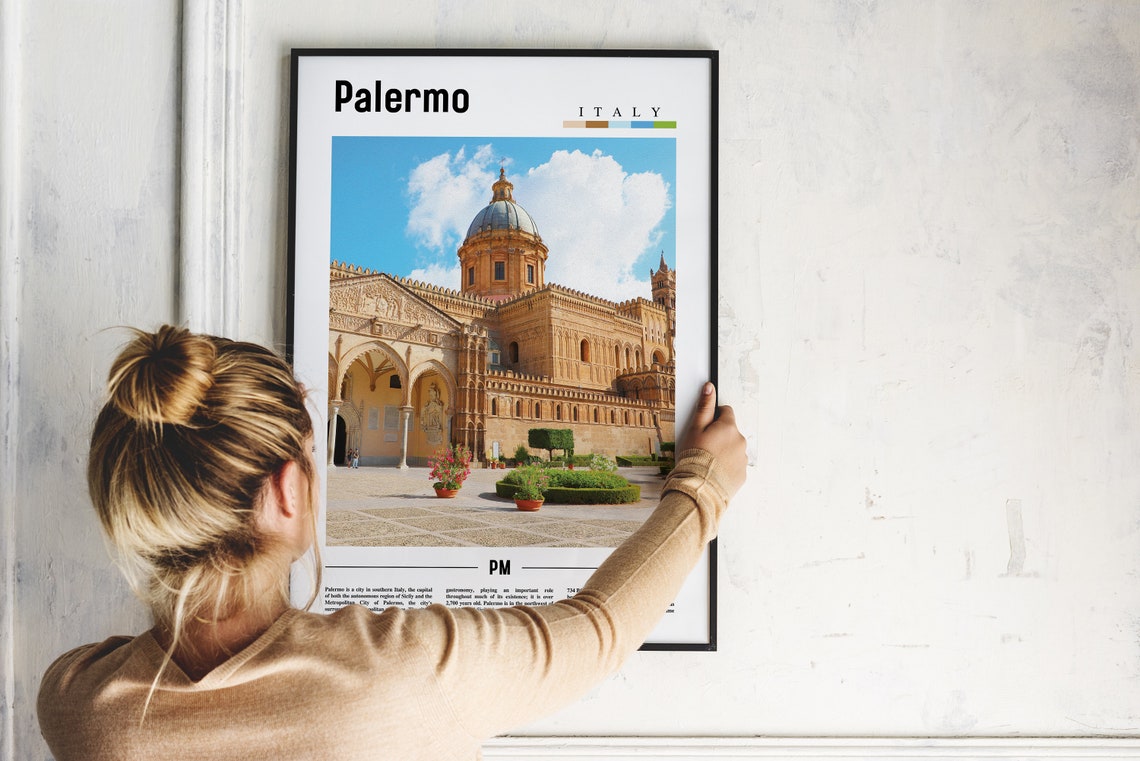 Palermo Print Palermo Poster Palermo Wall Art Italy Photo Italy Poster Italy Print Italy Wall Art Minimal Travel Poster - Image 5